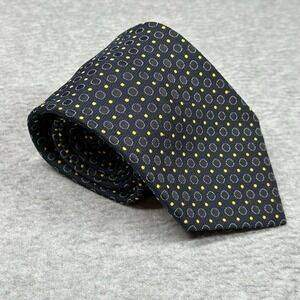 Rooster 100% Polyester Navy Polka Dot Men's Tie Vintage Style Mod Necktie
